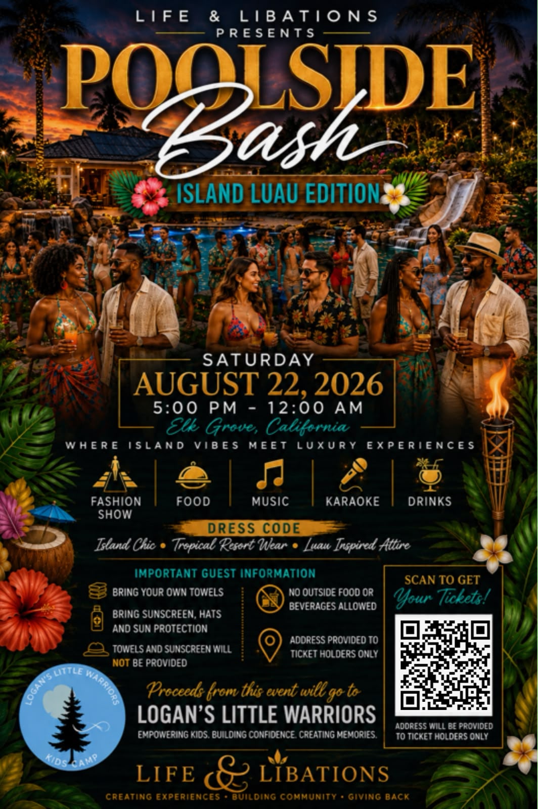 Poolside Bash August 22nd